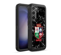 Head Case Designs sous Licence Officielle British and Irish Lions Marbre Badge Étui Antichoc Ultra-Blindé Compatible avec Samsung Galaxy S23+ 5G