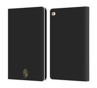 Head Case Designs sous Licence Officielle British and Irish Lions Noir et Or Badge Étui Portefeuille en Cuir Compatible avec Apple iPad Air 2 (2014)