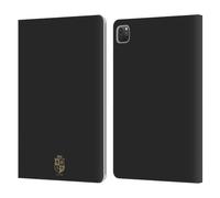 Head Case Designs sous Licence Officielle British and Irish Lions Noir et Or Badge Étui Portefeuille en Cuir Compatible avec Apple iPad Pro 11 2020/2021 / 2022