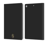 Head Case Designs sous Licence Officielle British and Irish Lions Noir et Or Badge Étui Portefeuille en Cuir Compatible avec Apple iPad 10.2 2019/2020/2021