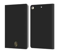 Head Case Designs sous Licence Officielle British and Irish Lions Noir et Or Badge Étui Portefeuille en Cuir Compatible avec Apple iPad 9.7 2017 / iPad 9.7 2018