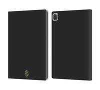 Head Case Designs sous Licence Officielle British and Irish Lions Noir et Or Badge Étui Portefeuille en Cuir Compatible avec Apple iPad Pro 12.9 2020/2021/2022