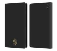 Head Case Designs sous Licence Officielle British and Irish Lions Noir et Or Badge Étui Portefeuille en Cuir Compatible avec Amazon Fire 7 2022