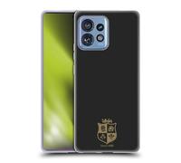 Head Case Designs sous Licence Officielle British and Irish Lions Noir et Or Tenue 2025 Coque en Gel [Protection de Qualité Militaire] Compatible avec Moto Edge 40 Pro/Plus 2023