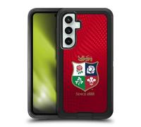 Head Case Designs sous Licence Officielle British and Irish Lions Texturé Badge Étui Antichoc Ultra-Blindé Compatible avec Samsung Galaxy S23 FE 5G