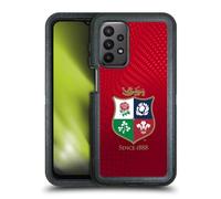 Head Case Designs sous Licence Officielle British and Irish Lions Texturé Badge Étui Antichoc Ultra-Blindé Compatible avec Samsung Galaxy A23 / 5G (2022)