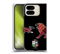 Head Case Designs sous Licence Officielle British and Irish Lions Wallaby Contre Lion Badge Coque Dure pour l'arrière Compatible avec Google Pixel 9 Pro Fold