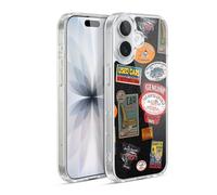 Head Case Designs sous Licence Officielle Busted Knuckle Garage Patchs Graphismes Coque en Gel [Protection de Qualité Militaire] Compatible avec Apple iPhone 17 Et Compatible avec MagSafe