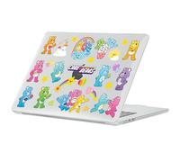 Head Case Designs sous Licence Officielle Care Bears Vibrant Icones Coque Ordinateur Portable Transparent Pailleté Compatible avec MacBook Air 13.6" M2 A2681/M3 A3113/M4 A3240 2022/2024/2025