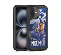 Head Case Designs sous Licence Officielle Chelsea Football Club Christopher Nkunku 2024/25 Première Équipe Étui Antichoc Ultra-Blindé Compatible avec Apple iPhone 16
