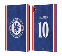 Head Case Designs sous Licence Officielle Chelsea Football Club Cole Palmer 2025/26 Joueurs Home Kit Étui Portefeuille en Cuir Compatible avec Apple iPad Pro 11 M4 2024