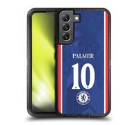 Head Case Designs sous Licence Officielle Chelsea Football Club Cole Palmer 2025/26 Joueurs Maillot Domicile 1er Groupe Étui Antichoc Ultra-Blindé Compatible avec Samsung Galaxy S22+ 5G