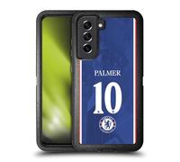 Head Case Designs sous Licence Officielle Chelsea Football Club Cole Palmer 2025/26 Joueurs Maillot Domicile 1er Groupe Étui Antichoc Ultra-Blindé Compatible avec Samsung Galaxy S21 FE 5G