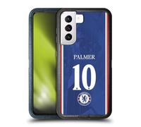 Head Case Designs sous Licence Officielle Chelsea Football Club Cole Palmer 2025/26 Joueurs Maillot Domicile 1er Groupe Étui Antichoc Ultra-Blindé Compatible avec Samsung Galaxy S21 5G