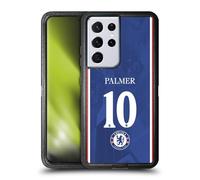 Head Case Designs sous Licence Officielle Chelsea Football Club Cole Palmer 2025/26 Joueurs Maillot Domicile 1er Groupe Étui Antichoc Ultra-Blindé Compatible avec Samsung Galaxy S21 Ultra 5G
