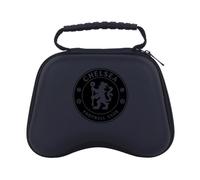 Head Case Designs Sous Licence Officielle Chelsea Football Club Insigne en Relief Logo Graphique Étui De Transport Rigide De Voyage compatible avec PS5 DualSense & Xbox Controller