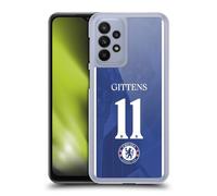 Head Case Designs sous Licence Officielle Chelsea Football Club Jamie Gittens 2025/26 Joueurs Maillot Domicile 2e Groupe Coque Dure pour l'arrière Compatible avec Samsung Galaxy A23 / 5G (2022)
