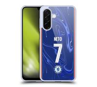 Head Case Designs sous Licence Officielle Chelsea Football Club Pedro NETO 2024/25 Joueurs Home Kit Coque en Gel [Protection de Qualité Militaire] Compatible avec Samsung Galaxy A26 5G