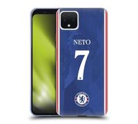 Head Case Designs sous Licence Officielle Chelsea Football Club Pedro NETO 2025/26 Joueurs Home Kit Coque en Gel [Protection de Qualité Militaire] Compatible avec Google Pixel 4