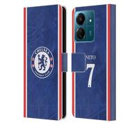 Head Case Designs sous Licence Officielle Chelsea Football Club Pedro NETO 2025/26 Joueurs Home Kit Étui Portefeuille en Cuir Compatible avec Xiaomi Redmi 13C 4G