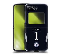 Head Case Designs sous Licence Officielle Chelsea Football Club Robert Sánchez 2025/26 Joueurs Maillot Domicile 1er Groupe Coque Dure pour l'arrière Compatible avec Motorola Razr 2022