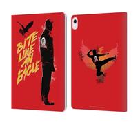 Head Case Designs sous Licence Officielle Cobra Kai Johnny Lawrence Eagle Mordre Art Clé Étui Portefeuille en Cuir Compatible avec Apple iPad Air 13 2024/2025