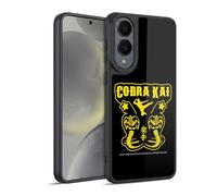 Head Case Designs sous Licence Officielle Cobra Kai Logo Art Composé Coque en Gel renforcée [Protection de Qualité Militaire] Compatible avec Samsung Galaxy S25 Edge