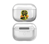 Head Case Designs sous Licence Officielle Cobra Kai Logo Iconique Transparent Cristal Dur Compatible avec Apple AirPods Pro 2 Charging Case