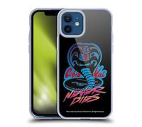 Head Case Designs sous Licence Officielle Cobra Kai Never Dies Logo Art Clé Coque en Gel [Protection de Qualité Militaire] Compatible avec Apple iPhone 12 / iPhone 12 Pro Et Compatible avec MagSafe
