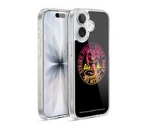Head Case Designs sous Licence Officielle Cobra Kai Strike Hard Logo Art Clé Coque en Gel [Protection de Qualité Militaire] Compatible avec Apple iPhone 17 Et Compatible avec MagSafe