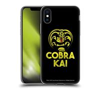 Head Case Designs sous Licence Officielle Cobra Kai Team Cobra Kai Season 4 Key Art Coque en Gel [Qualité Militaire] Compatible avec Apple iPhone X/iPhone XS Et Compatible avec MagSafe