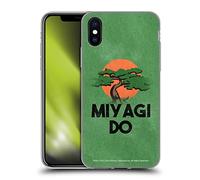 Head Case Designs sous Licence Officielle Cobra Kai Team Miyagi Do Season 4 Key Art Coque en Gel [Qualité Militaire] Compatible avec Apple iPhone X/iPhone XS Et Compatible avec MagSafe