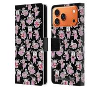 Head Case Designs sous Licence Officielle Courage The Cowardly Dog Motif Graphiques Étui Portefeuille en Cuir Compatible avec Apple iPhone 17 Pro Max