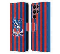 Head Case Designs sous Licence Officielle Crystal Palace FC Accueil Kit D'écusson 2025/26 Étui Portefeuille en Cuir Compatible avec Samsung Galaxy S22 Ultra 5G