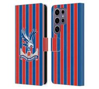 Head Case Designs sous Licence Officielle Crystal Palace FC Accueil Kit D'écusson 2025/26 Étui Portefeuille en Cuir Compatible avec Samsung Galaxy S25 Ultra