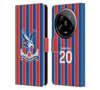 Head Case Designs sous Licence Officielle Crystal Palace FC Adam Wharton 2025/26 Joueurs Home Kit Étui Portefeuille en Cuir Compatible avec Xiaomi 14 Ultra