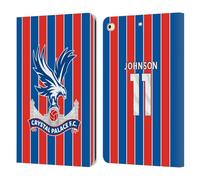 Head Case Designs sous Licence Officielle Crystal Palace FC Brennan Johnson 2025/26 Joueurs Home Kit Étui Portefeuille en Cuir Compatible avec Apple iPad 9.7 2017 / iPad 9.7 2018