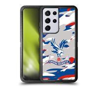 Head Case Designs sous Licence Officielle Crystal Palace FC Camouflage Crête Étui Antichoc Ultra-Blindé Compatible avec Samsung Galaxy S21 Ultra 5G