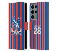 Head Case Designs sous Licence Officielle Crystal Palace FC Cheick Doucouré 2025/26 Joueurs Home Kit Étui Portefeuille en Cuir Compatible avec Samsung Galaxy S23 Ultra 5G