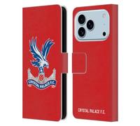 Head Case Designs sous Licence Officielle Crystal Palace FC Eagle Crête Étui Portefeuille en Cuir Compatible avec Apple iPhone 17 Pro