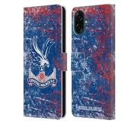 Head Case Designs sous Licence Officielle Crystal Palace FC Effet Vieilli Crête Étui Portefeuille en Cuir Compatible avec Samsung Galaxy A07