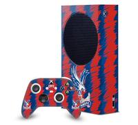 Head Case Designs Sous Licence Officielle Crystal Palace FC Kit Domicile Art Du Logo Enveloppement De Console De Jeu Et Skins Pour Manette compatible avec Xbox Series S Console & Controller Bundle