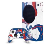 Head Case Designs Sous Licence Officielle Crystal Palace FC Marbre Art Du Logo Enveloppement De Console De Jeu Et Skins Pour Manette compatible avec Xbox Series S Console & Controller Bundle