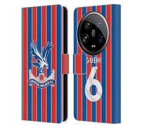 Head Case Designs sous Licence Officielle Crystal Palace FC Marc Guéhi 2025/26 Joueurs Home Kit Étui Portefeuille en Cuir Compatible avec Xiaomi 14 Ultra