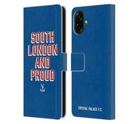 Head Case Designs sous Licence Officielle Crystal Palace FC South London Et Fier Crête Étui Portefeuille en Cuir Compatible avec Samsung Galaxy A07