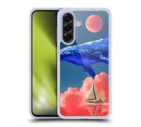 Head Case Designs Sous Licence Officielle Dave Loblaw Baleine au-dessus des nuages avec voilier Fantaisie aquatique Coque En Gel [Protection de Qualité Militaire] Compatible avec Samsung Galaxy A56 5G
