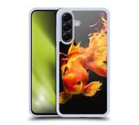 Head Case Designs sous Licence Officielle Dave Loblaw Poisson-Feu sous l'eau Coque en Gel [Protection de Qualité Militaire] Compatible avec Samsung Galaxy A56 5G