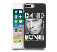 Head Case Designs sous Licence Officielle David Bowie Black Tie Art D'Album Coque Dure pour l'arrière Compatible avec Apple iPhone 7 Plus/iPhone 8 Plus