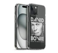 Head Case Designs sous Licence Officielle David Bowie Black Tie Art D'Album Coque en Gel [Protection de Qualité Militaire] Compatible avec Apple iPhone 15 Et Compatible avec MagSafe
