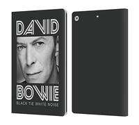 Head Case Designs sous Licence Officielle David Bowie Black Tie Art D'Album Étui Portefeuille en Cuir Compatible avec Apple iPad 10.2 2019/2020/2021